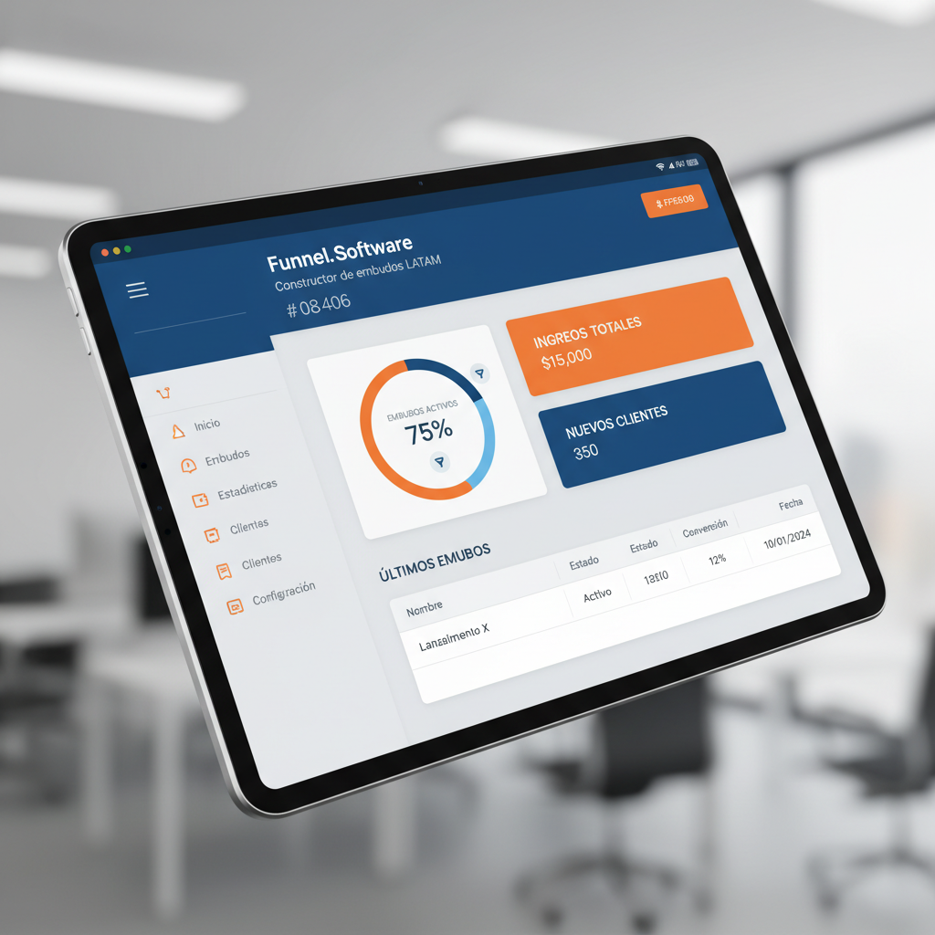 Mockup Aplicación Funnel.Software
